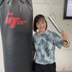 大島沙緒里選手が、勝利の報告に来てくれました！