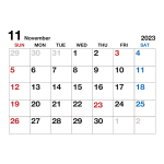 11月休館日のお知らせ